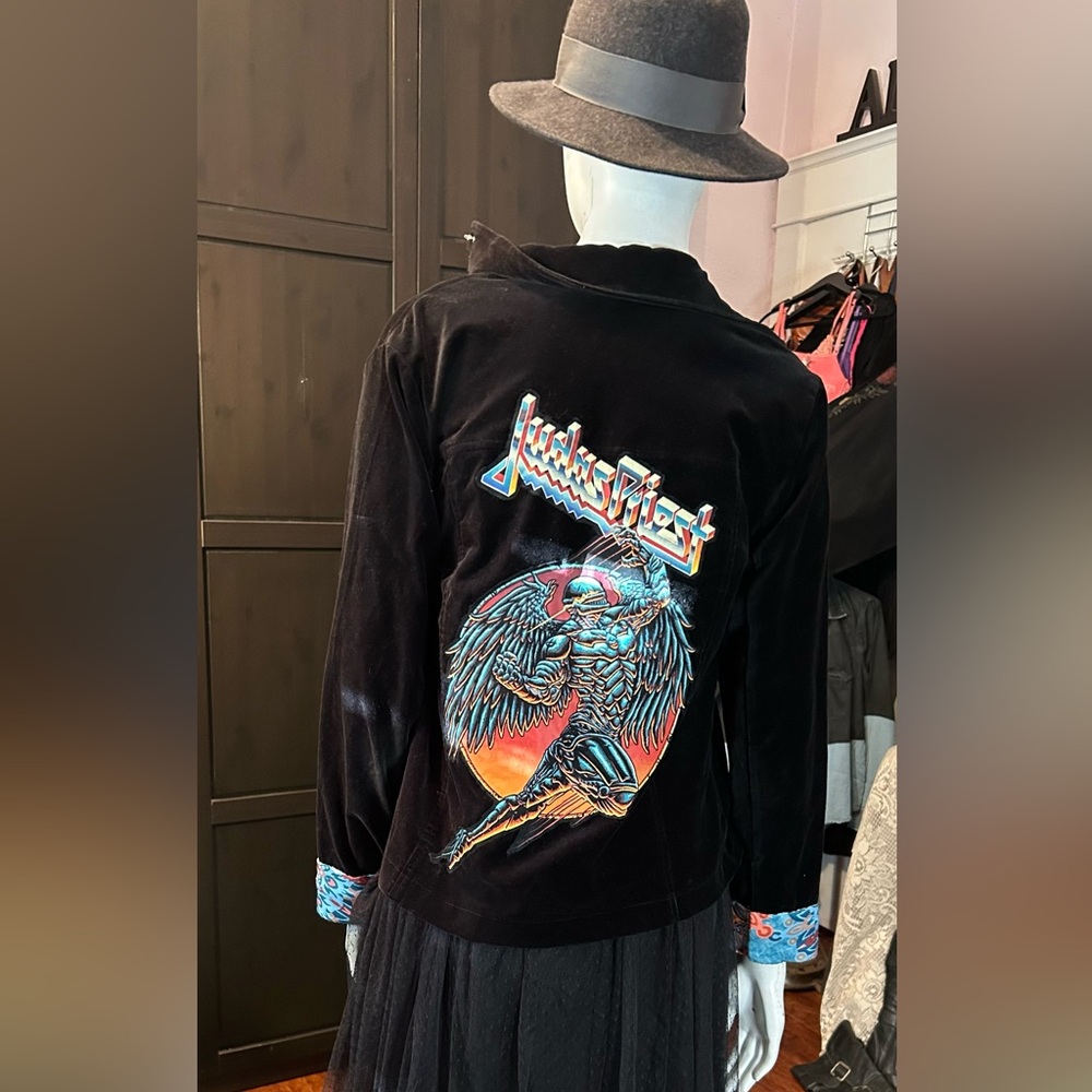 Up cycled  Heavy Metal,Judas priest jacket